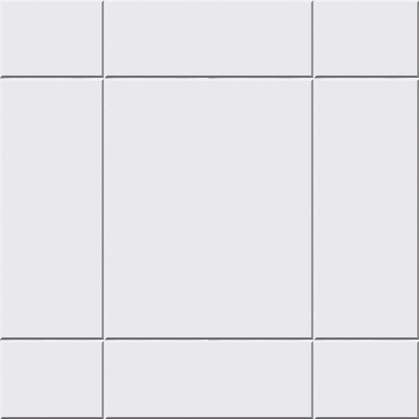 8x10 Tile pattern acrylic walls - INSTALLED PRICE