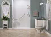 8x10 Tile pattern acrylic walls - INSTALLED PRICE