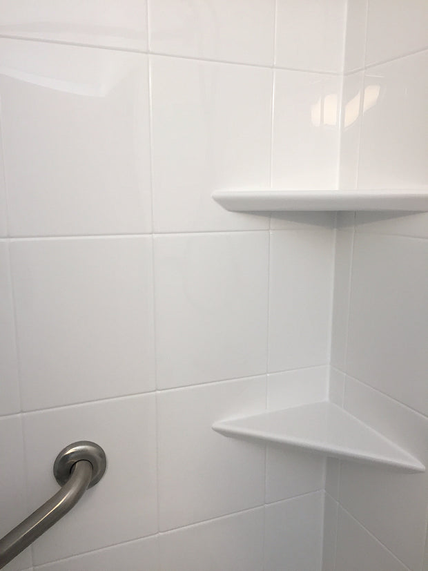 8x10 Tile pattern acrylic walls - INSTALLED PRICE